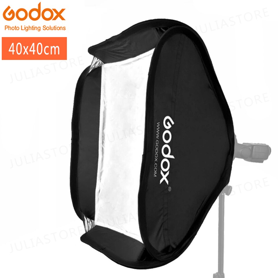 Godox Softbox 40x40 cm Diffuser Reflector for Speedlite Flash Light Photo Studio Camera Flash Fit Bowens Elinchrom