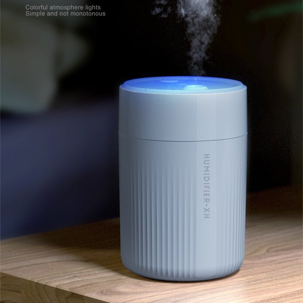 Zonder Batterij Thuis Creatieve Mute Mini Luchtbevochtiger Usb Opladen Draagbare Met Led Night Lamp Schone Lucht 280Ml