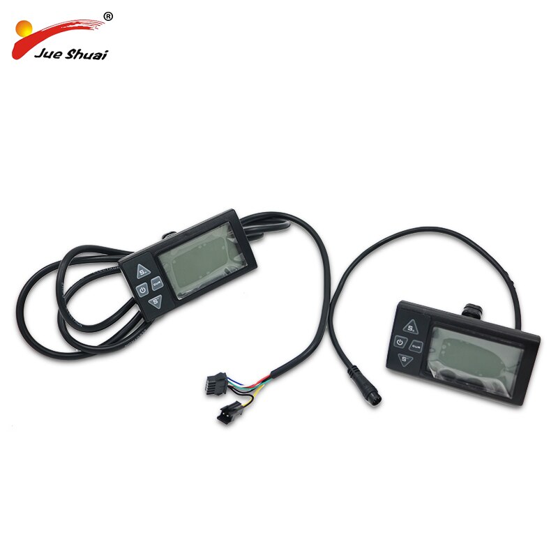 LCD E Bike Display Speed Controller For Brushless Motors 36V Electric Bike Manual Control Panel Bicycle Conversion Kits