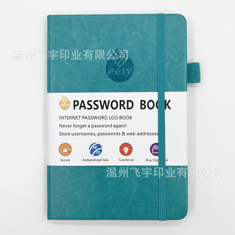 B6 English Address Book, Student Record Notebook: WHITE