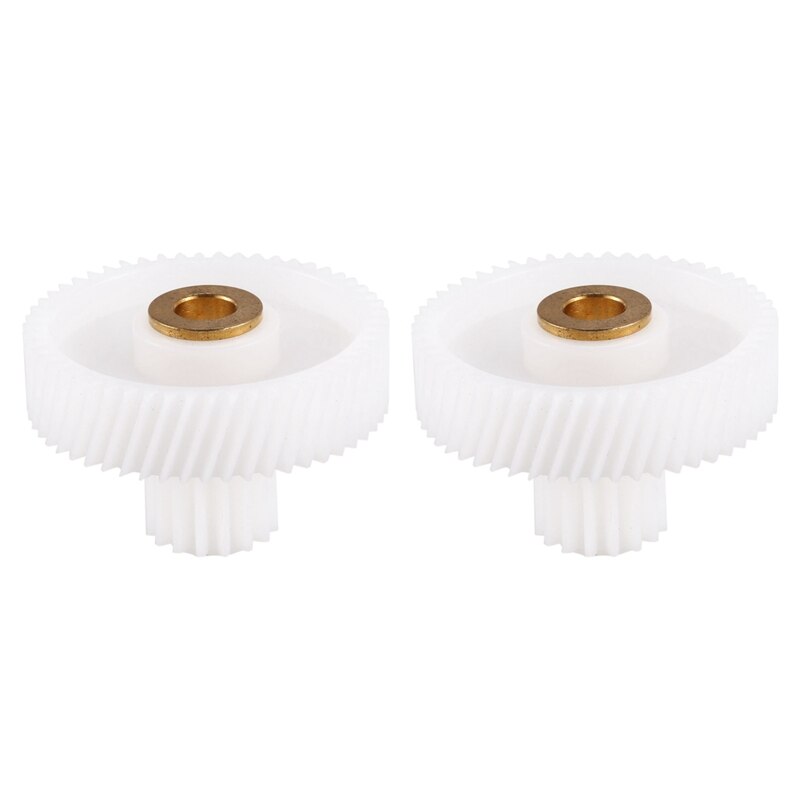2X Vleesmolen Onderdelen Plastic Gear Onderdelen Voor Vleesmolen MG-2501-18-3 Fit Elenberg: Default Title