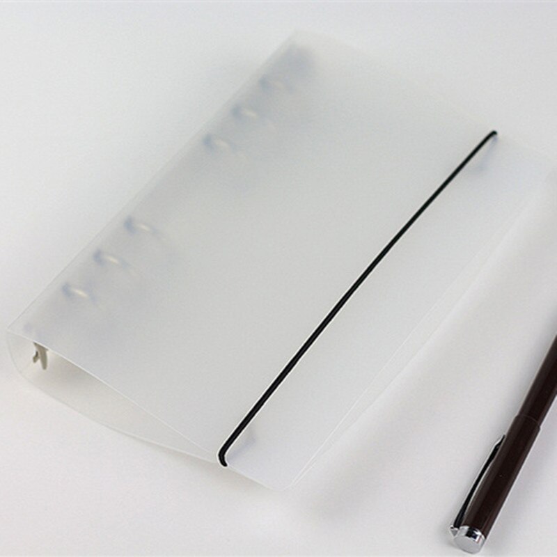 A5/A6/A7 Semitransparent Frosted Spring Binder Notebook Filler Papers Loose Shell Notepad Fichario the Office & School Supplies