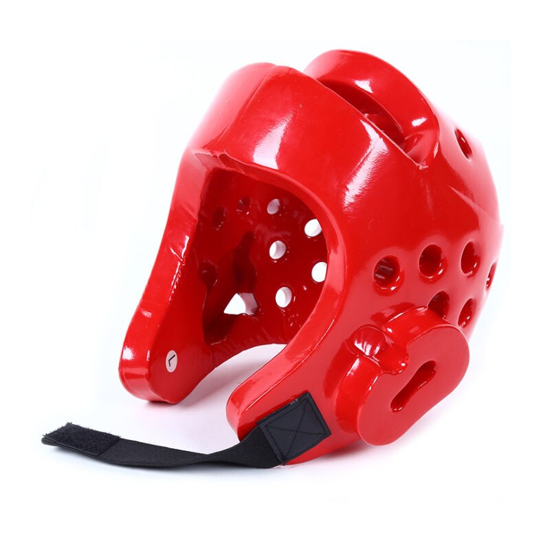 Casco de entrenamiento para niños adultos Sanda Karate Muay Thai Boxeo Taekwondo: Rojo / XL