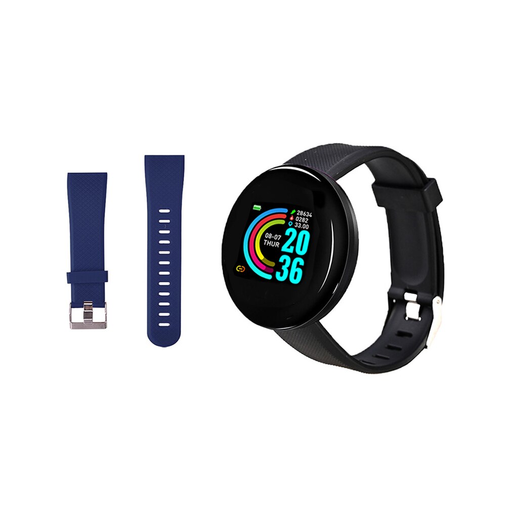 Tezer d18 pulseira inteligente freqüência cardíaca pressão arterial saúde à prova d18 água relógio inteligente d18 bluetooth pulseira de fitness rastreador