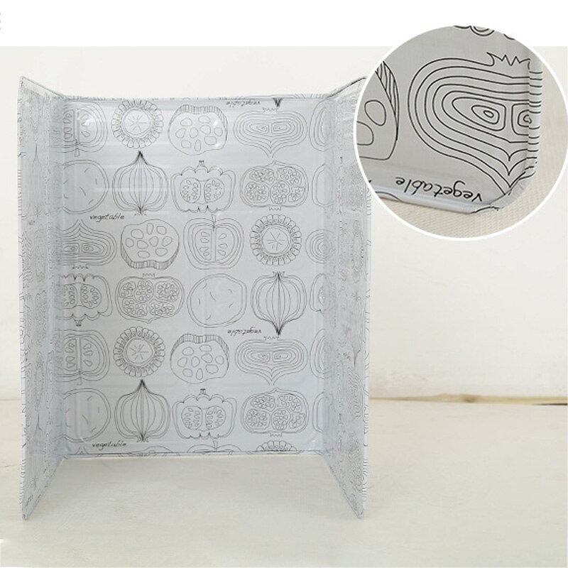 Oil Splash-Proof Baffle Printing Gas Cooker Platform Fried Vegetable Heat-Proof Oil-Proof Baffle Aluminum Foil
