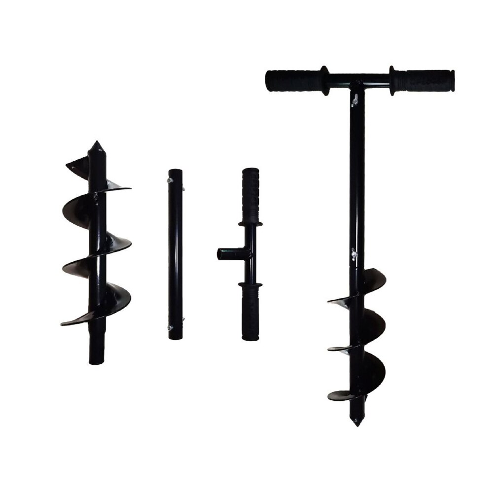 Handheld Manual Digger Post Hole Drill Bit Spiral Garden Ground Auger