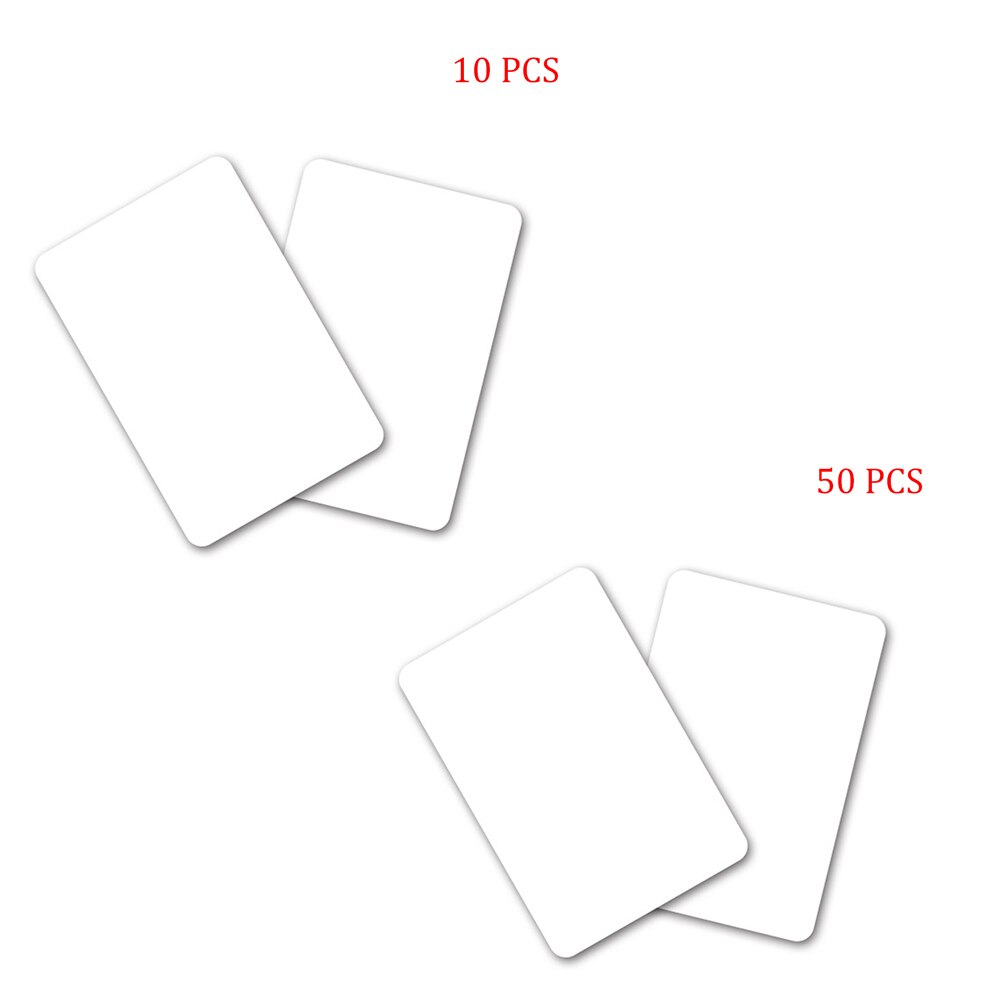 10pcs 50pcs Fast Reader White Blank PVC NFC Cards ... – Grandado