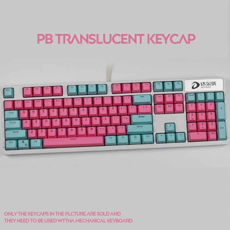 104-tasten Pbt Tastenkappen Doppel Schuss Transluzenten Tastenkappen OEM Profil Für Cherry MX Schalter Mechanische Tastatur: Miami