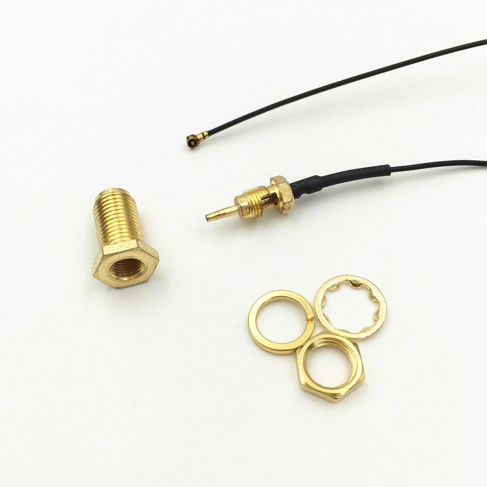 1 stk mhf 4 ipx ipex til sma / rp-sma hunnkontakt  rg0.81 rf startkabel 4th od 0.81mm til pci wifi-kort ruter 10cm 15cm 20cm 30cm