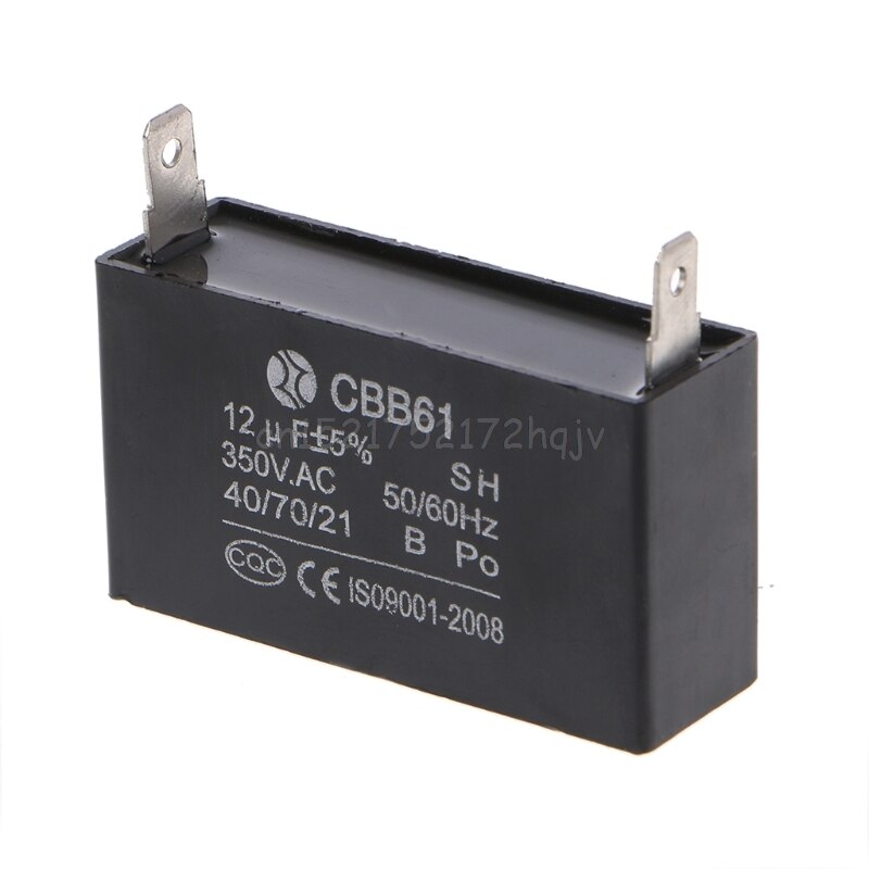 Sort 12uf generator kondensator generator cbb 61 12uf 50/60hz 350 vac ventilator motor  o18