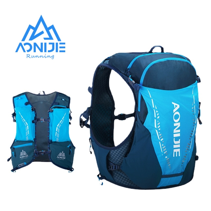 AONIJIE-mochila de hidratación para hombre y mujer, chaleco Ultra de 10L, matraz de agua suave para senderismo, correr, Maratón, tamaño SM M/L/XL, C9103