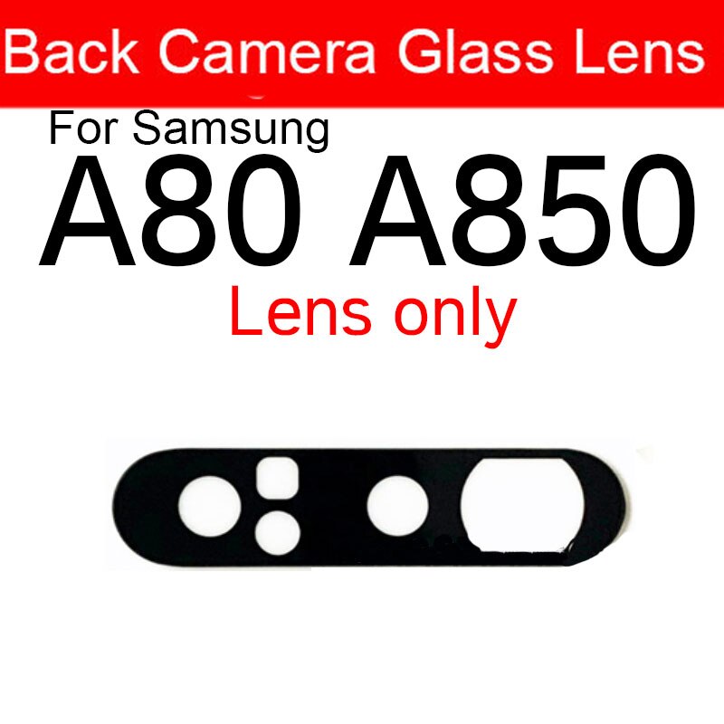 Hinten Kamera Glas Objektiv Abdeckung Rahmen Für Samsung Galaxis A80 A850 A805F Zurück Kamera Glas Objektiv Ring Rahmen Ersatz Teile: linse nur