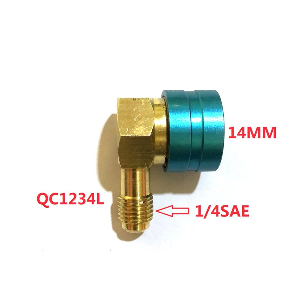 R1234YF Om R134a Lage Kant Snelkoppeling Koppeling Adapters Auto Airco Montage Airconditioning Gereedschappen Aluminiumlegering