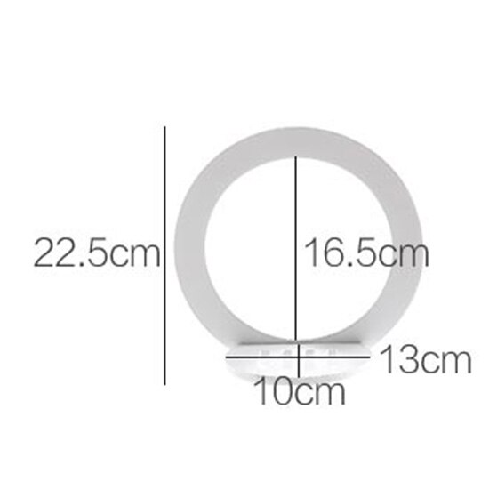 Wooden Storage Racks Hanging Decor Storage Box Flower Pot House Storage Rack Wall Book Figurines Display Crafts Shelves holder: circle