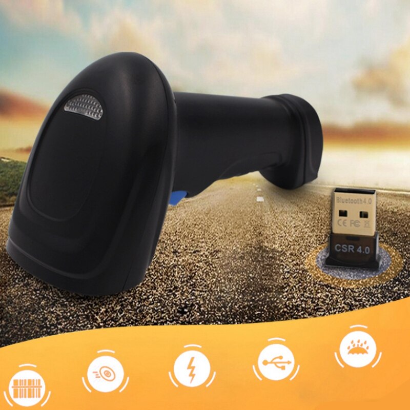 2d bluetooth trådløs scanner 2d stregkodescanner trådløs 2d scanningskode bluetooth scanner