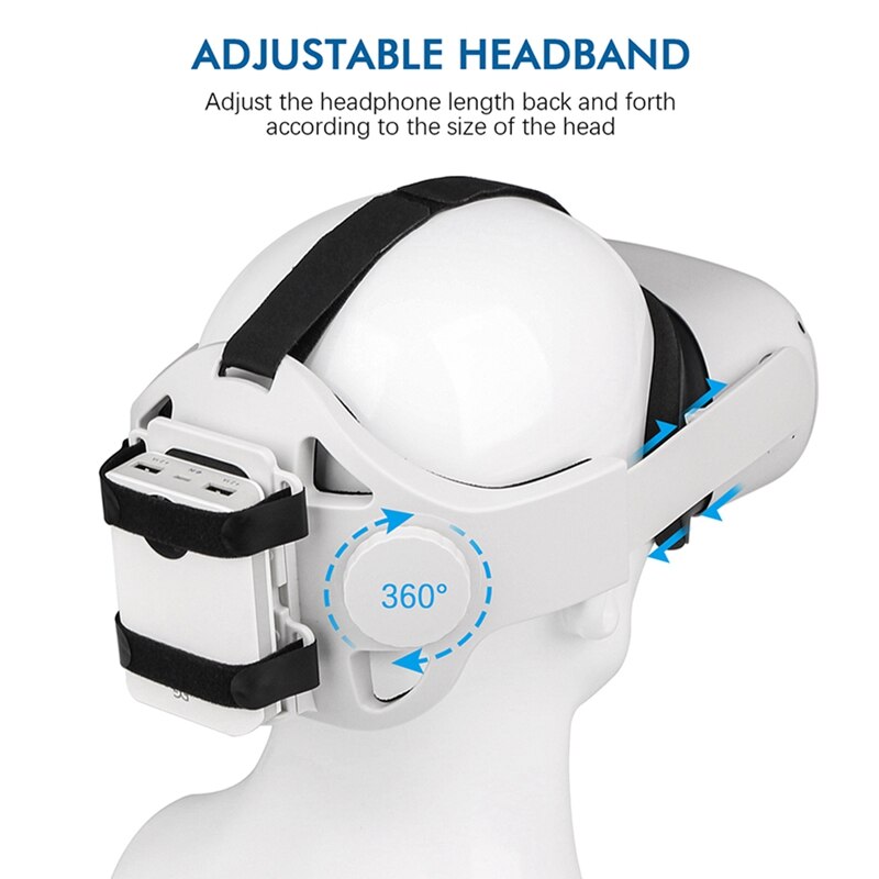 Elite Head Strap Voor Oculus Quest 2 Vr Accessoires Verstelbare Voor Oculus Quest 2 Halo Head Strap Accessoires