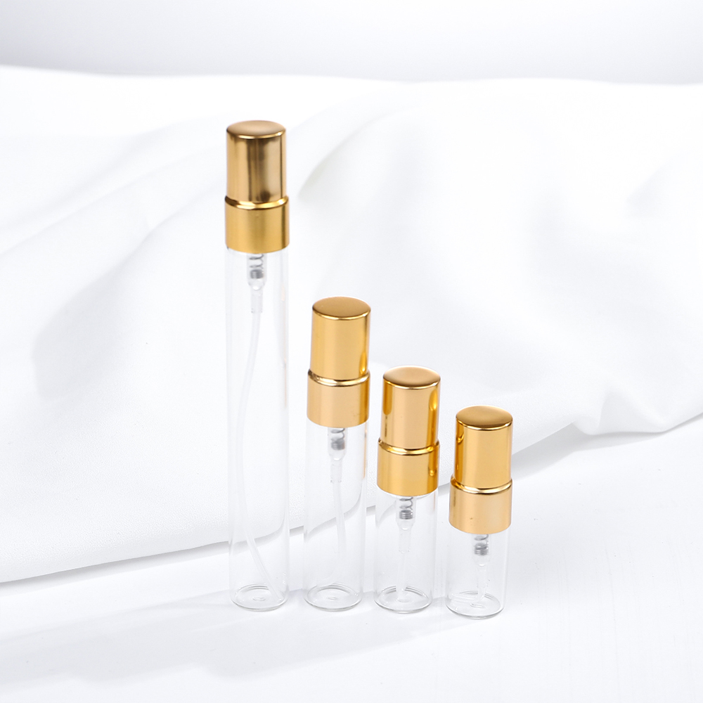 30/50 stuks 100 stuks 2ml/3ml/5ml/10ml glazen navulbare parfumflesjes lege sprayflesjes verstuiver parfumflesjes metalen sprayfles