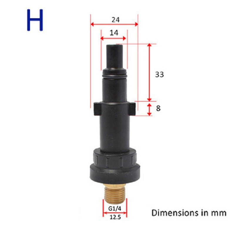 Buse de mousse pour nettoyeur haute pression Stihl, adaptateur en plastique, générateur de mousse, Lance à neige pour Karcher bose Sterwins Champion: Rouge