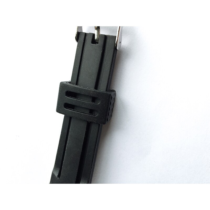 Horloges Mannen Zwart Rubber Strap 20 Mm/22 Mm/24 Mm Horlogeband Horloge Klok, horlogebanden Heren Horloge Bandje