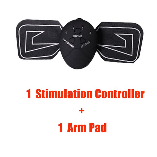Abdominal Muscle Patches Lazy People Fitness Stickers Intelligent Fitness Instrument Outdoor Office Household Fitness Equipment: 1 arm pad