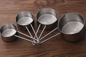 4 Stks/partij Rvs Maatbeker Keuken Maatlepels Scoop Voor Bakken Suiker Koffie Meten Gereedschap Sets Ok 0417: L