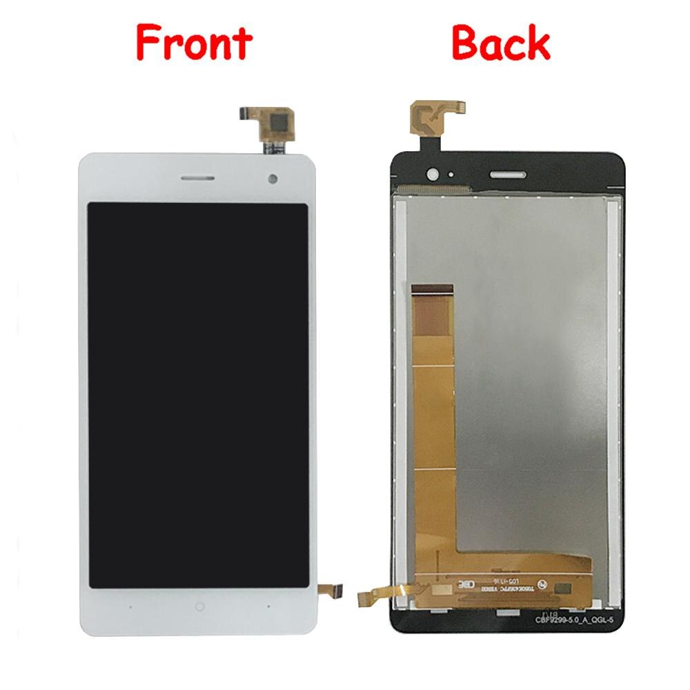 Pantalla LCD completa de 5,0 pulgadas para Wiko jerry 2, montaje de pantalla táctil, Panel de cristal, herramientas gratuitas: Blanco