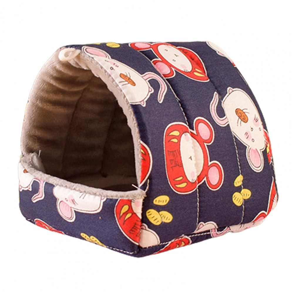 Simpatica gabbia coniglio scoiattolo tappetino invernale caldo porcellino d'India nido criceto casa ottavino animale letto per dormire gabbia appesa per animali domestici