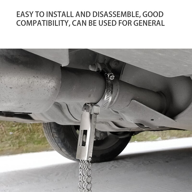 Auto Universele Aarding Keten Anti-Statische Strip Grond Elektrostatische Voorkomen Riem Metalen Auto Aarding Riem Antistatische Draad Bar