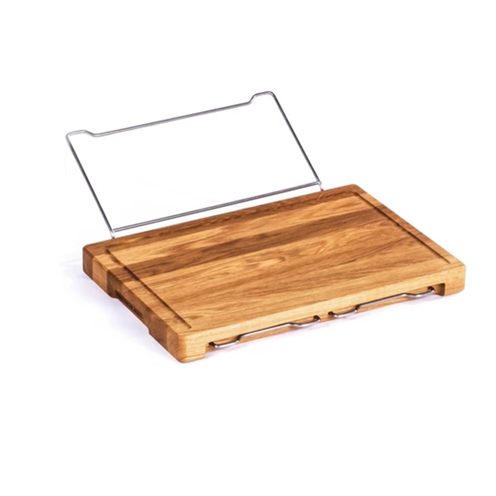 Multi-functionele Bamboe Snijplank Antibacteriële Smart Snijden Snijplank w/Container Holder Kitchen Tools voor Groente: 1Pc Board