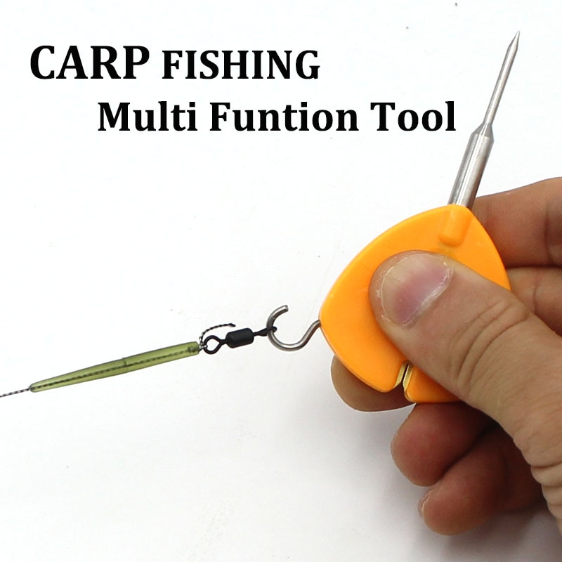 Carp Fishing Hook Knotting Tool &amp; Tie Hook Loop Making Device &amp; Hooks Decoupling remover Carp Fishing Accessory