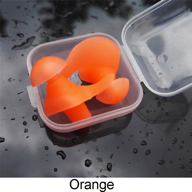 Ear Plugs Silicone Ear Protection Earplugs for Sleeping Foam Plug Anti-Noise Ear Protectors Noise Reduction Hearing Protection: Orange