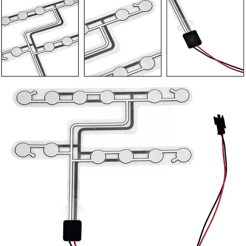 Car Seat Pressure Sensor Human Seat Detection Sensor Universal Pressure Film Car Character Switch Detection Chair N6I6
