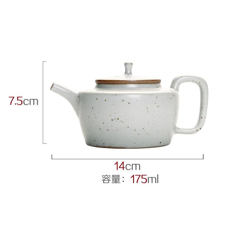 Japansk stengods tekanna keramik japansk keramisk tekanna vattenkokare kinesisk tekanna japansk teservis drinkware: 1