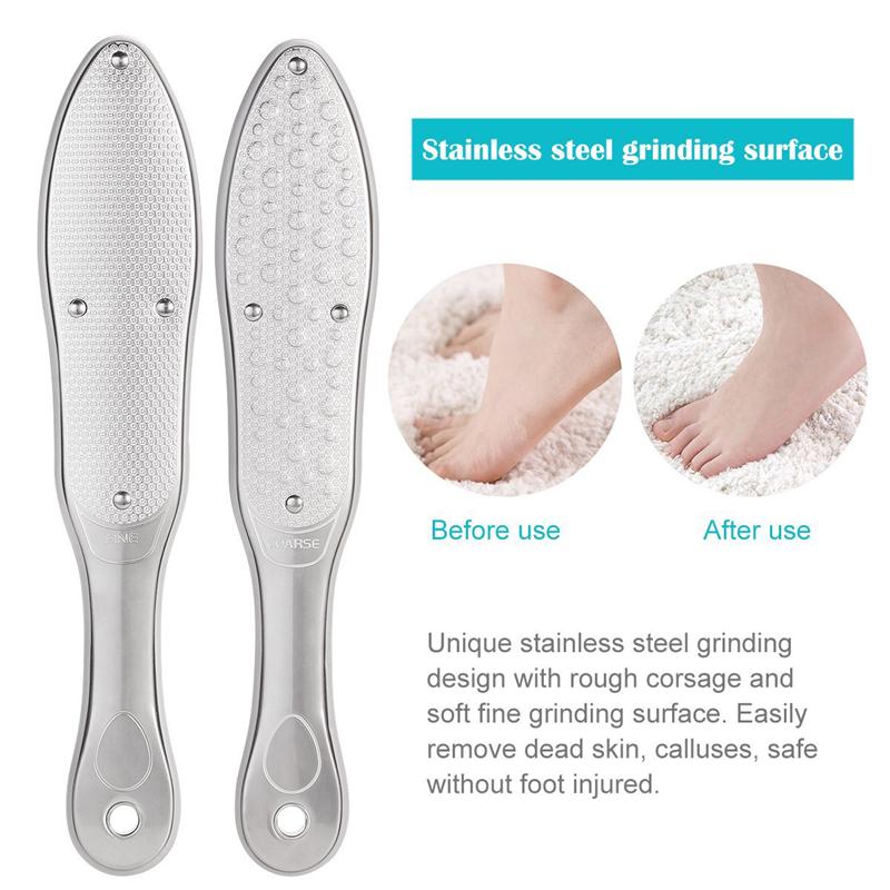 Professionele Zonnebloem Rvs Calluse Remover Pedicure File Dead Skin Remover Pedicure Scrubber Voetrasp Exfoliërende