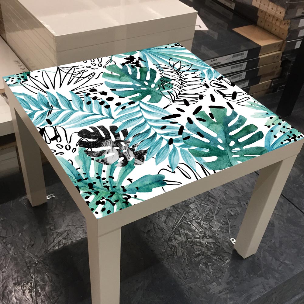 Płytki dekoracyjne w stylu europejskim tropikalna zieleń rośliny brak salon naklejki na biurko renowacja biurka naklejki na ścianę