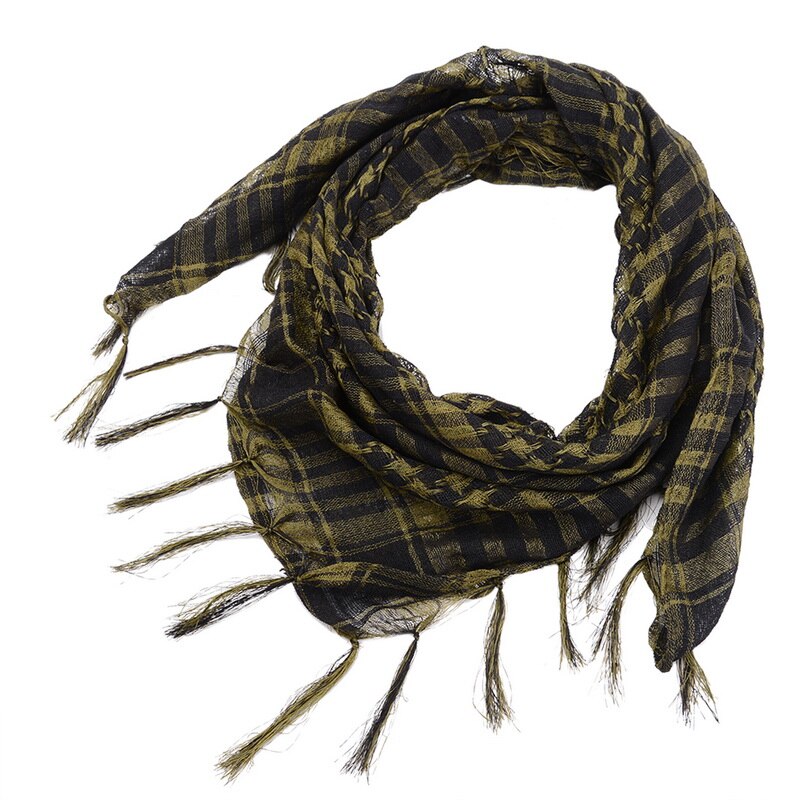 Bufanda de pata de gallo árabe para mujer, gruesa de invierno, suave, cálida, de Cachemira, blanca y negra, larga, con borla,: Rojo
