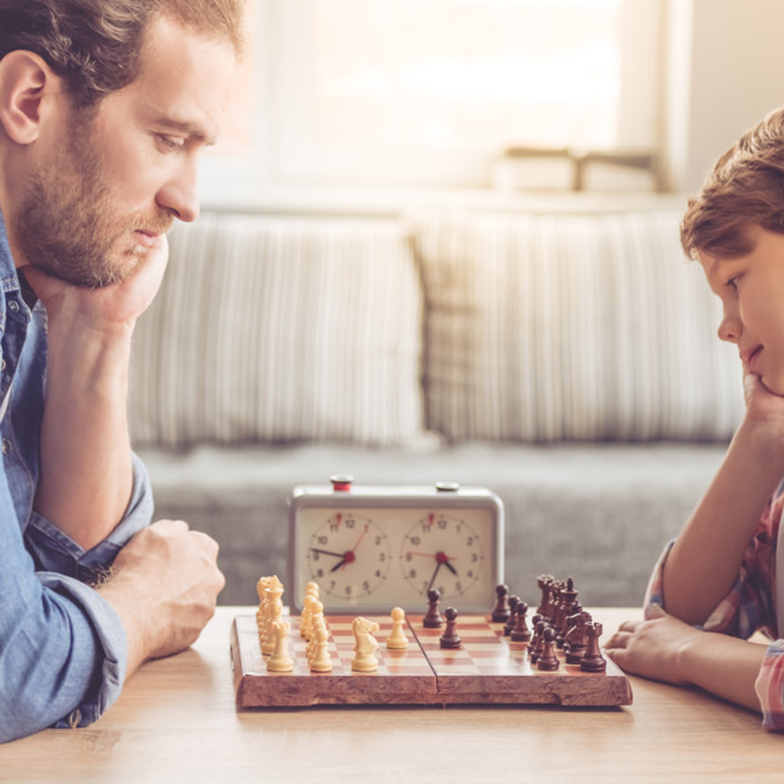 Wooden Chess Pieces Only 32 Pieces, Replacement Chess Figures without Board 32 Pieces Wooden Chess Pieces