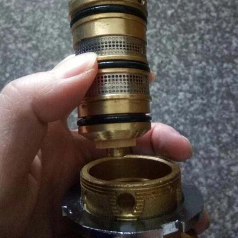 Messing Bad Douche Thermostatische Cartridge En Handvat Voor Mengkraan Mixer Douche Bar Mengkraan Douche Mengkraan Cartridge Af