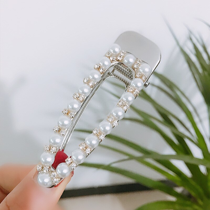 1 ensemble de pinces à cheveux en perles pour filles et femmes, barrettes, épingles à cheveux géométriques, accessoires pour cheveux