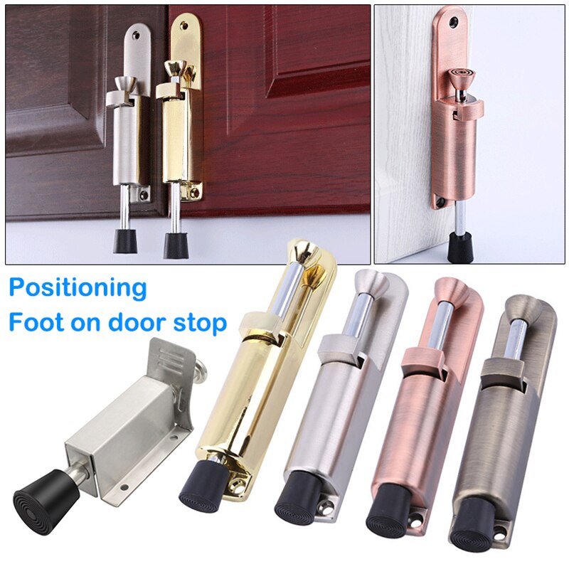 Kickdown Door Stops Foot-operated Lever Door Stops Adjustable Kickdown Bronze Door Holder Door Stop Hardware Door Best P