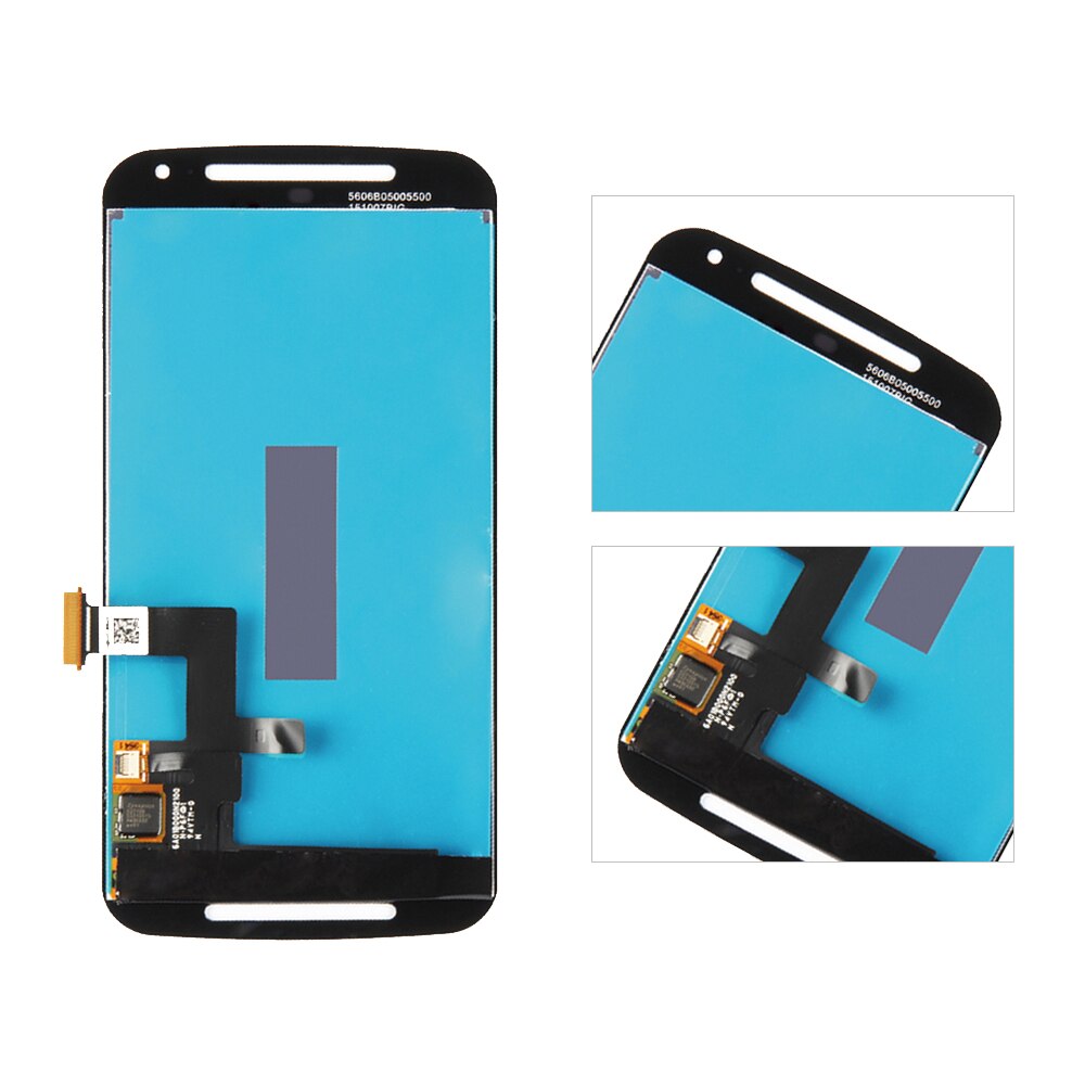 For Motorola Moto G2 LCD Display With Touch Screen Digitizer Assembly With Frame For Motorola Moto G2 XT1063 XT1064 XT1068