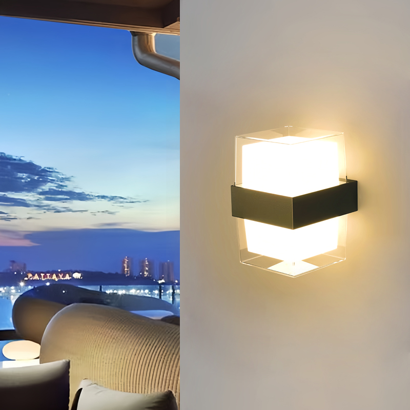 Buitenwandlamp Waterdichte led-buitenverlichting Veranda Verlichting Balkon Tuinverlichting Slaapkamer Woonkamer Home Decor Verlichting