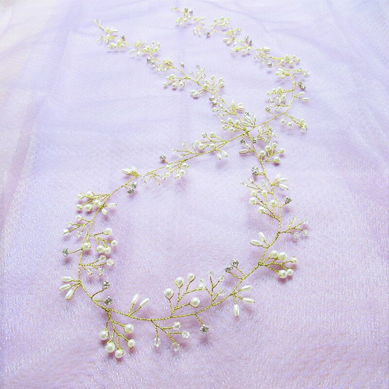 Clip de perla para el cabello a la para la banda del pelo de la novia accesorios de vestido de novia Banda del pelo horquilla de barra Accesorios para peinados