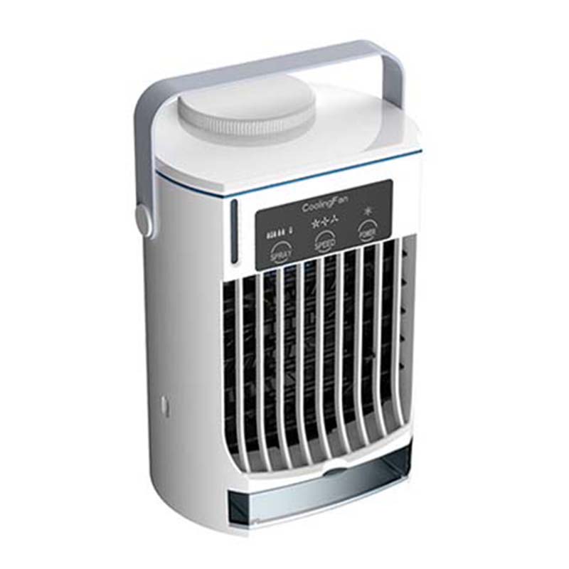 Bærbar klimaanlæg køler ventilator brug hjemme vand luftkøleventilator klimaanlæg blæser ventilator luftfugter kold vind