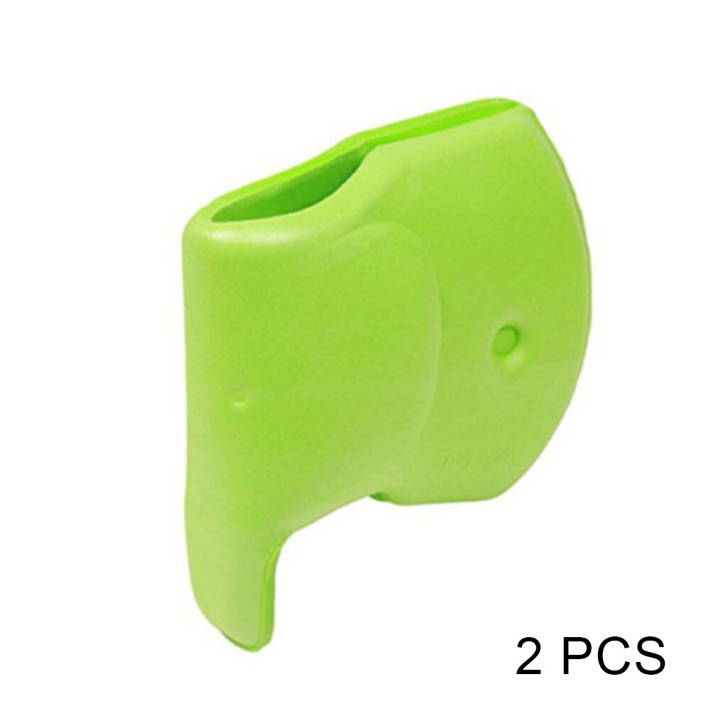 Bathtub Faucet Cover for Baby Kids Bath Spout Covers Bath Tub Faucet Extender Protector WXV: Green 2 pcs