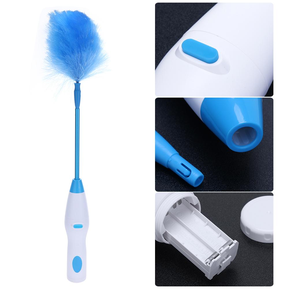 Adjustable Electric Feather Duster Dirt Dust Brush Vacuum Cleaner Blinds Furniture Window Bookshelf Cleaning Tool Brush