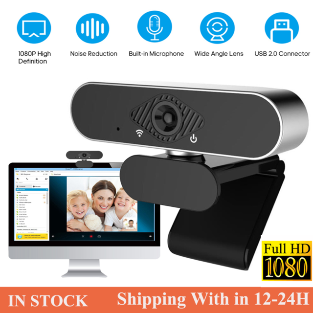 webcam 1080P Full HD USB Webcam 4K Gaming Built-in Microphone Flexible Rotatable Web Camera for Computer Laptops Desktop web cam: E 1080P