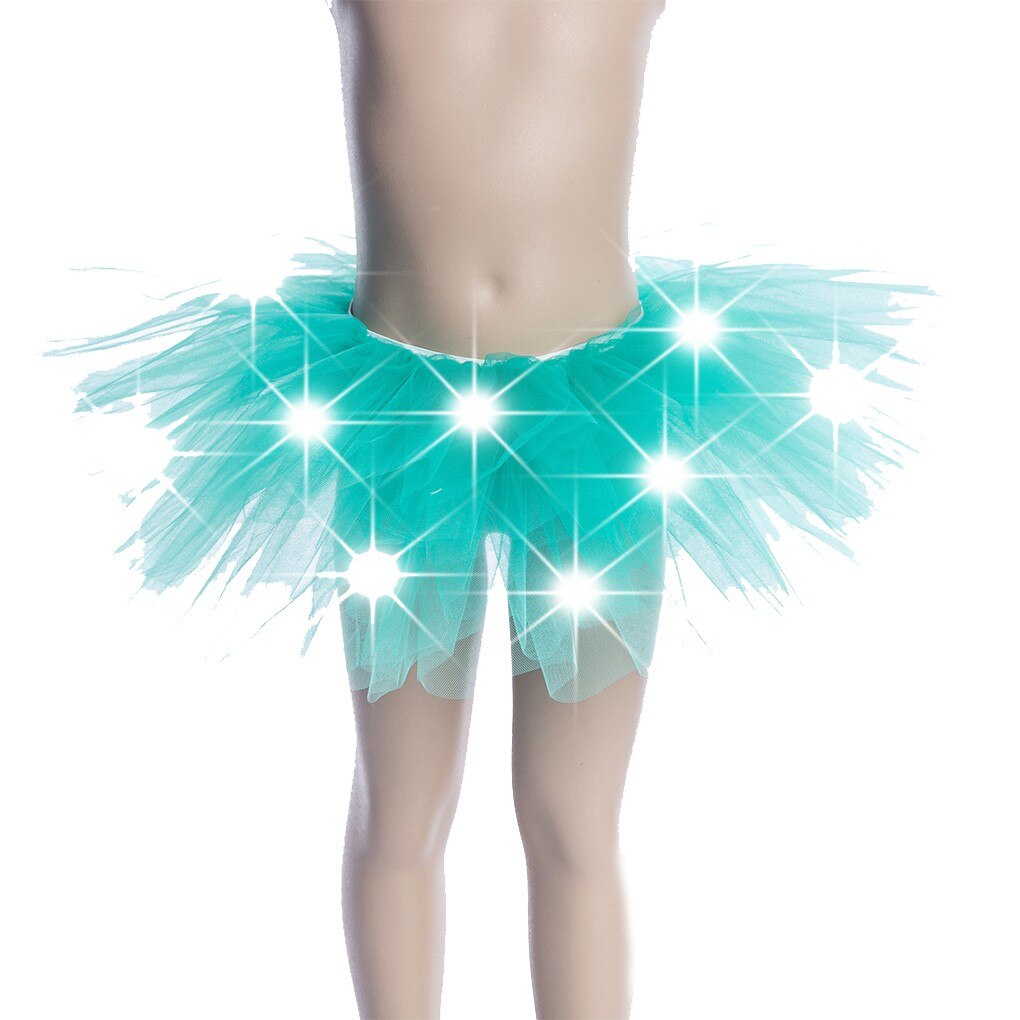 1PC Cartoon Leuke LED Licht Meisje Kids Kleding Ster Tutu Rok Prinses Christmas Party Tutu Tulle Stage Dance rok: 09