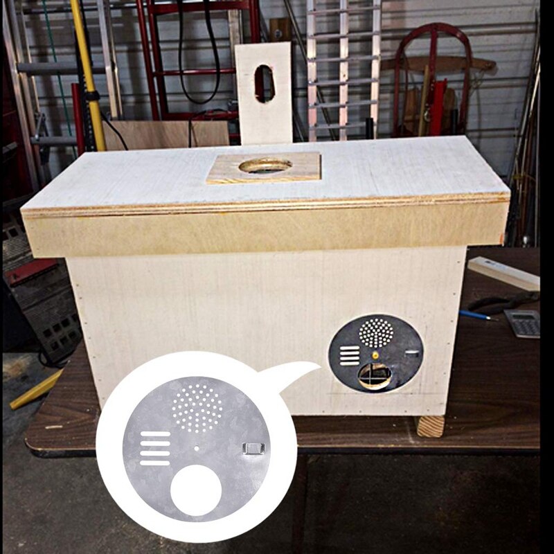 6 stk. bikube nuc box indgangsdøre, indgangsskive (diameter :12.5cm)  - biavlsudstyr bikubeværktøj biavlerværktøj