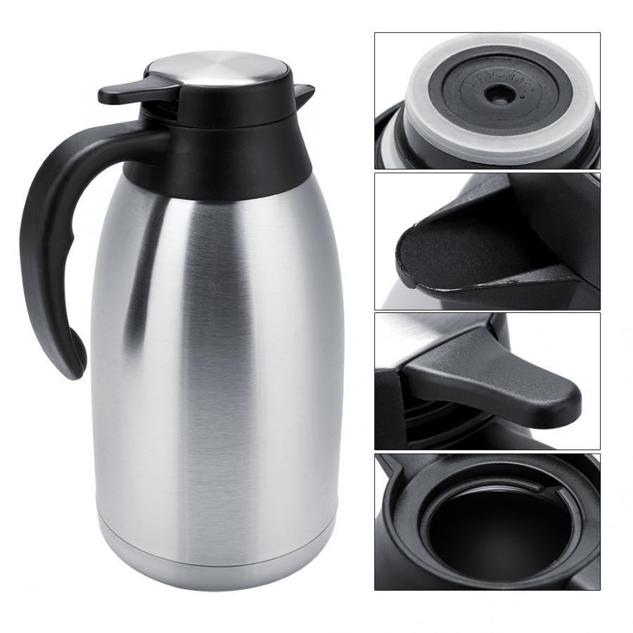 Thermal Pot Vacuum Insulated Water Pot Stainless Steel Coffee Tea Water Pot